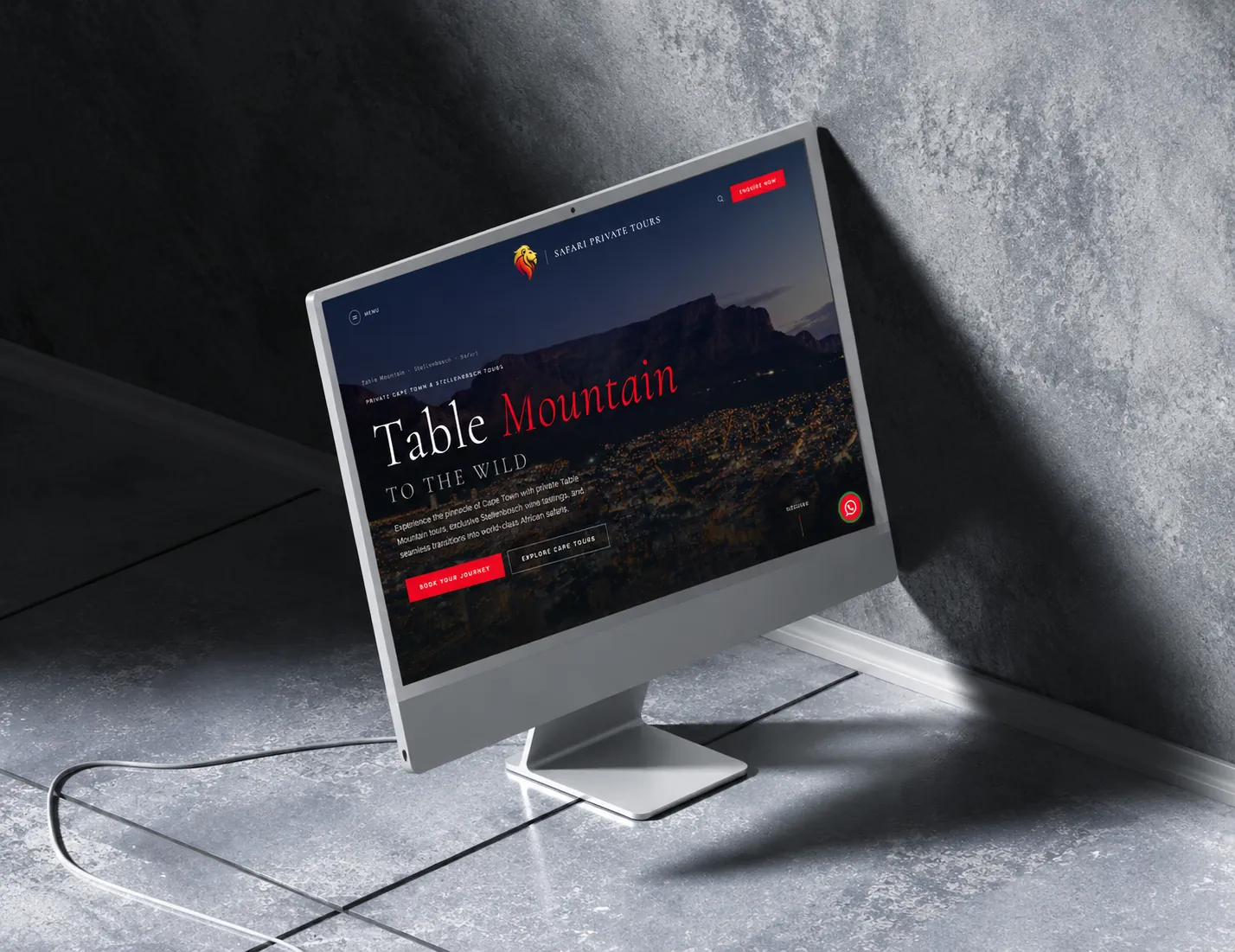 Safari Private Tours project cover